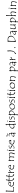 Lettre mise à disposition par J. Dauphin