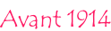 Avant 1914